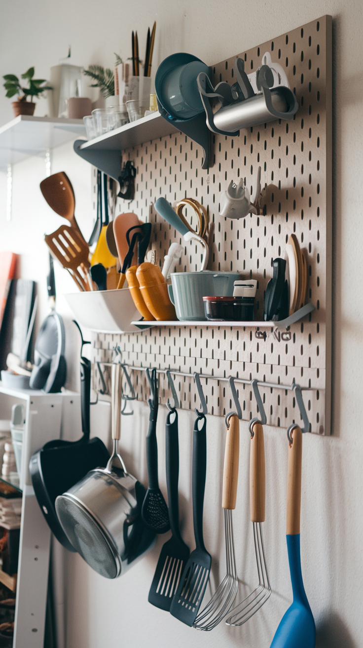 Pegboards for Wall Organization