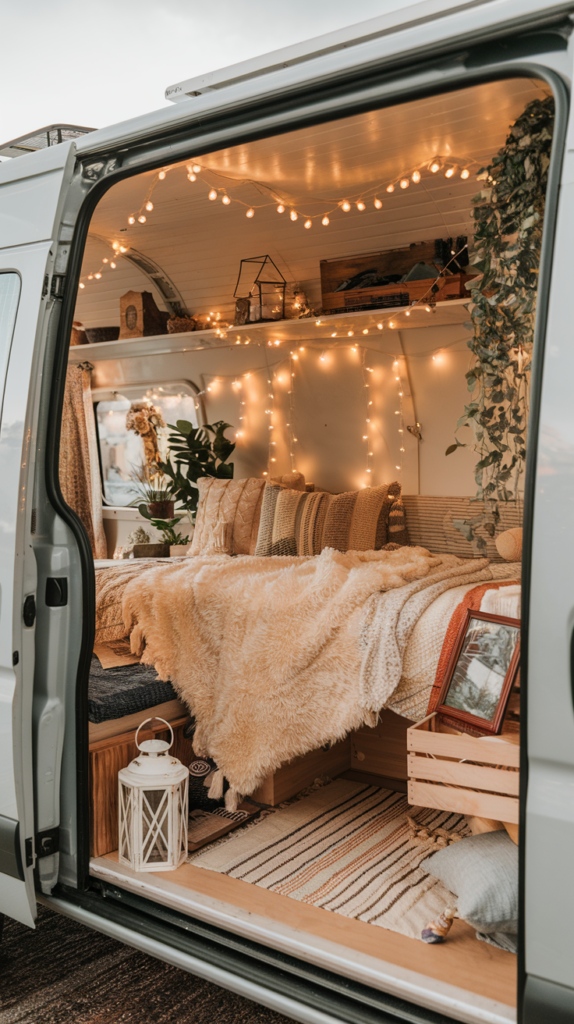 cozy van interior