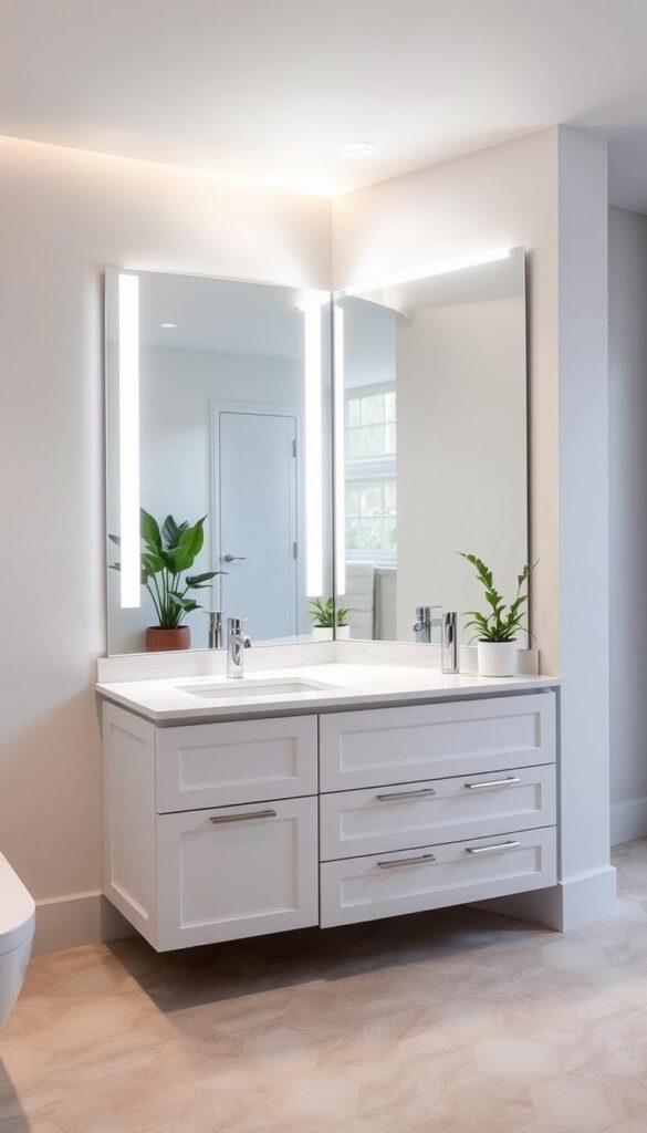 bathroom vanity and storage