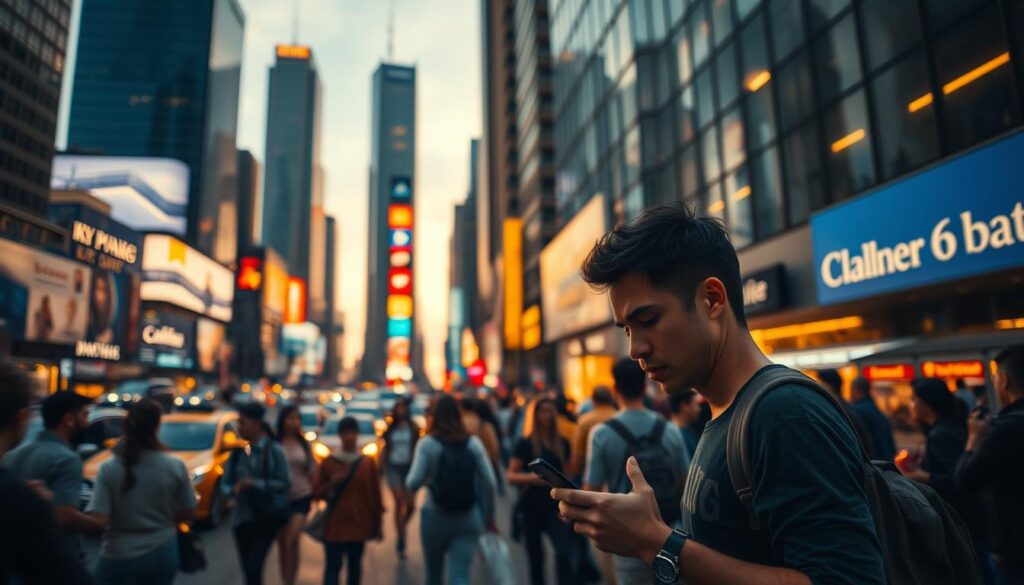 A bustling cityscape at dusk, with towering skyscrapers and neon-lit streets. In the foreground, a person in casual attire is engrossed in their smartphone, seemingly disconnected from their surroundings. In the middle ground, a group of people hurriedly move through the crowd, each absorbed in their own routine. The background is a blur of activity, with cars, pedestrians, and the occasional street vendor, all contributing to the sense of constant motion and the inescapable presence of habit in daily life. The scene is bathed in a warm, golden light, creating a contemplative and introspective atmosphere, inviting the viewer to reflect on the role of habits in shaping our lived experiences. A bustling cityscape at dusk, with towering skyscrapers and neon-lit streets. In the foreground, a person in casual attire is engrossed in their smartphone, seemingly disconnected from their surroundings. In the middle ground, a group of people hurriedly move through the crowd, each absorbed in their own routine. The background is a blur of activity, with cars, pedestrians, and the occasional street vendor, all contributing to the sense of constant motion and the inescapable presence of habit in daily life. The scene is bathed in a warm, golden light, creating a contemplative and introspective atmosphere, inviting the viewer to reflect on the role of habits in shaping our lived experiences.