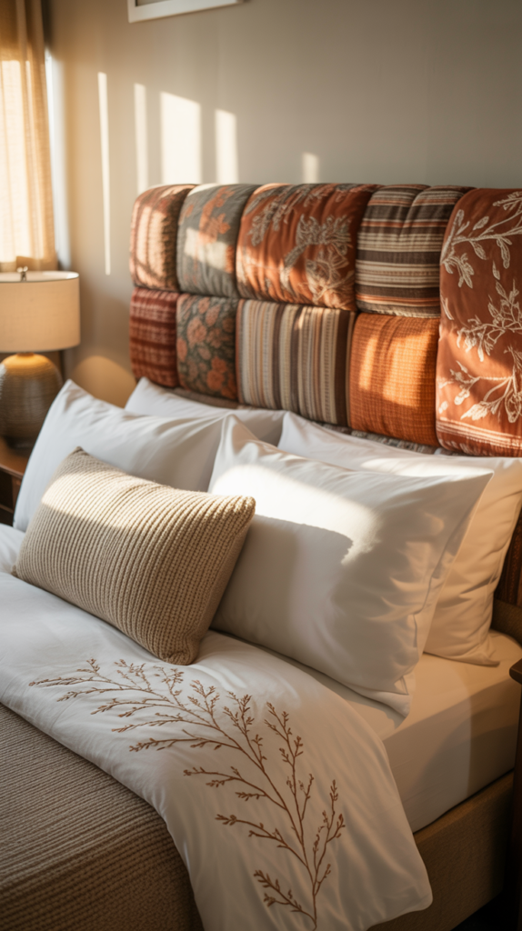 farmhouse bedding textures