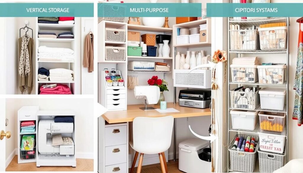 Smart storage solutions for small sewing spaces Smart storage solutions for small sewing spaces