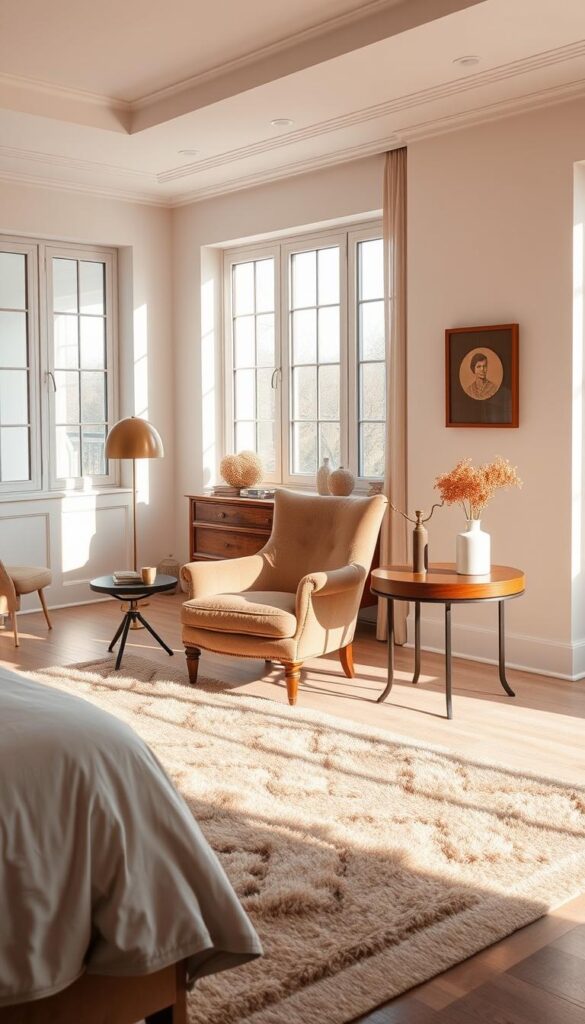 statement vintage furniture in modern room statement vintage furniture in modern room