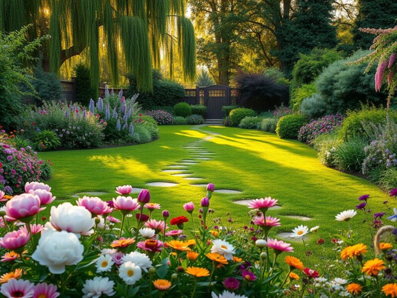 Backyard Garden Design: From Flat Lawn to Floral Retreat