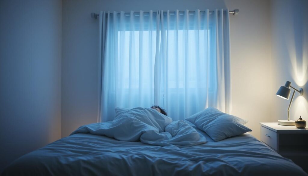 Person getting restful sleep as part of burnout recovery process Person getting restful sleep as part of burnout recovery process