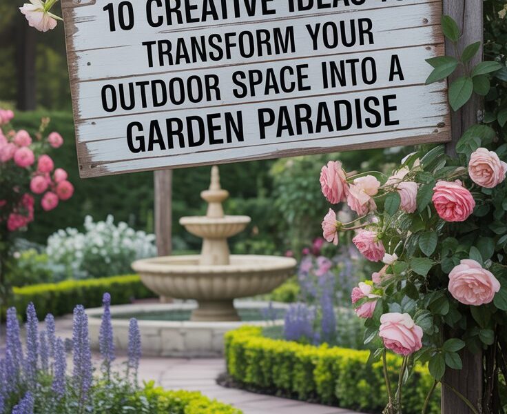 Outdoor Space into a Garden Paradise