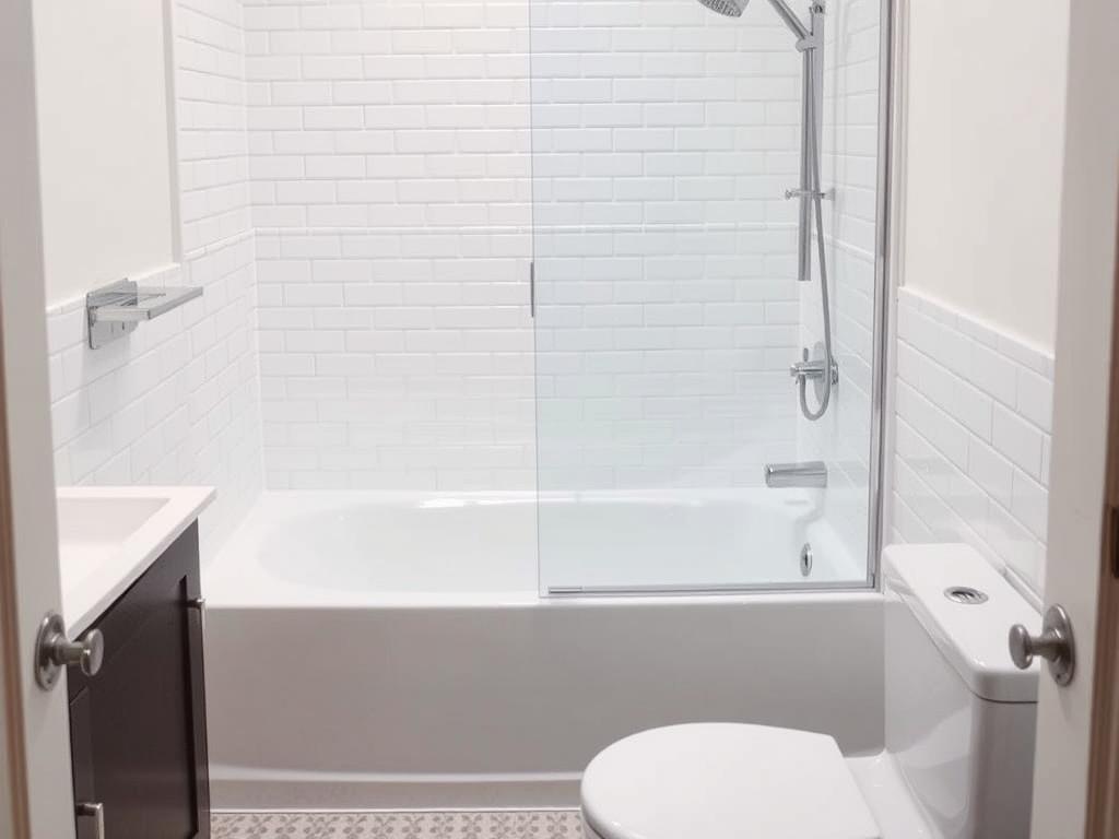 Deep soaking tub and shower combo for small bathrooms with Japanese-inspired design Deep soaking tub and shower combo for small bathrooms with Japanese-inspired design